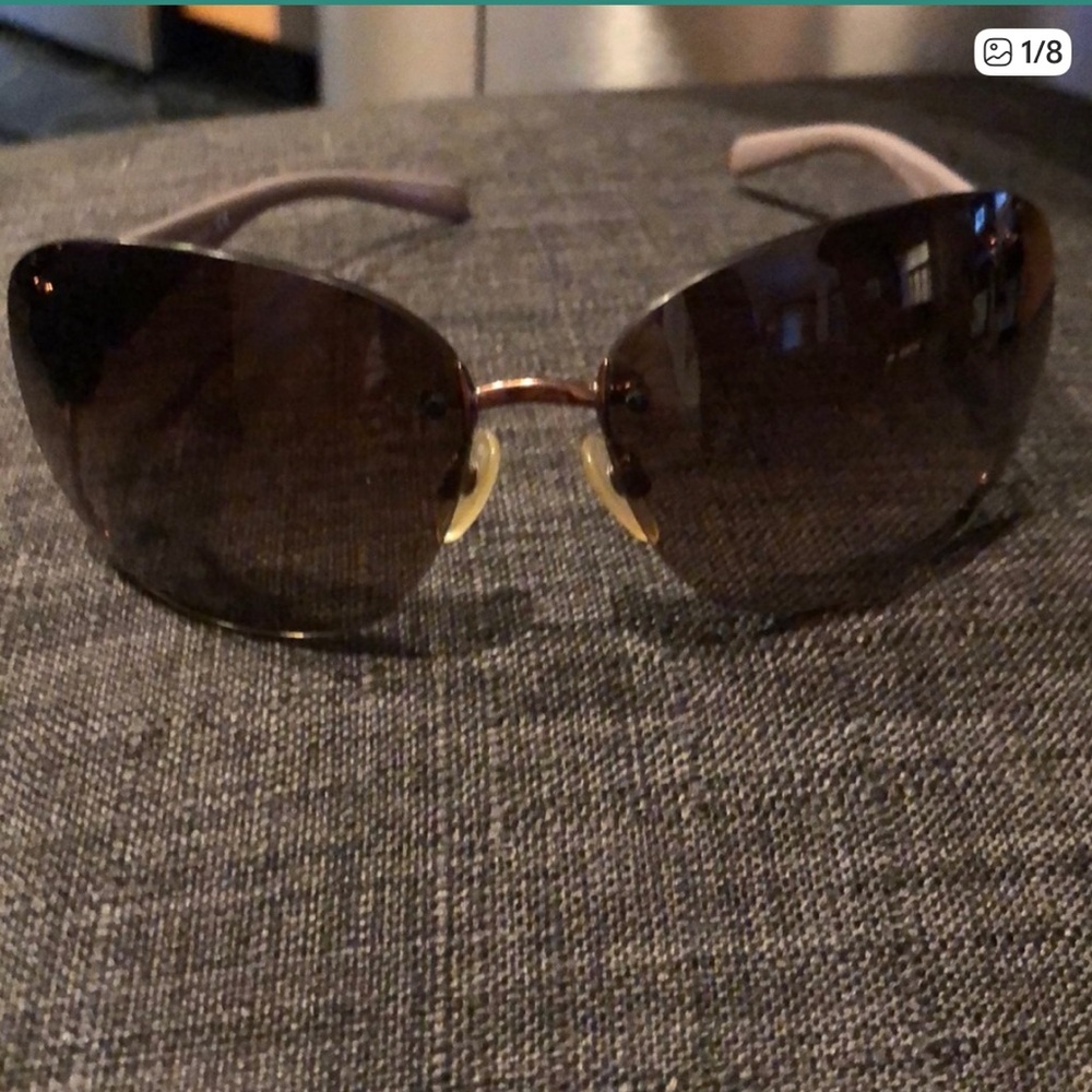 CHANEL Brown Sunglasses